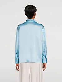 Long Sleeve Split-Neck Top