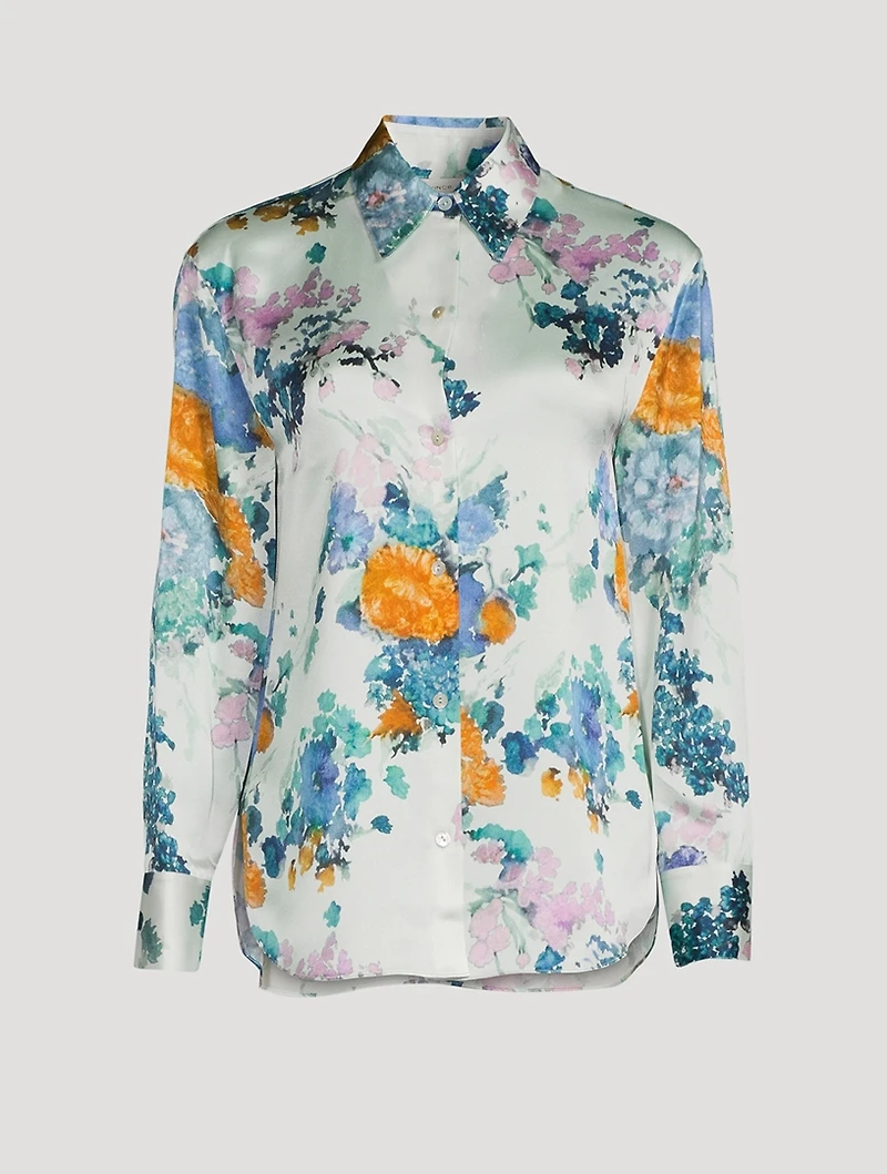 Painted Bouquet Sculpted Long Sleeve Shirt