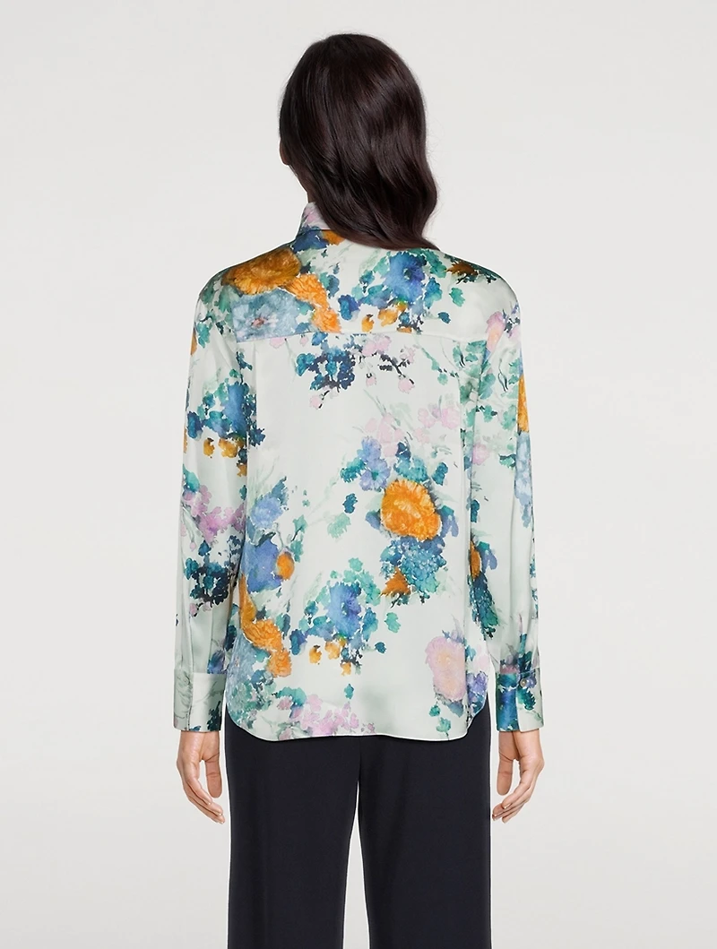 Painted Bouquet Sculpted Long Sleeve Shirt
