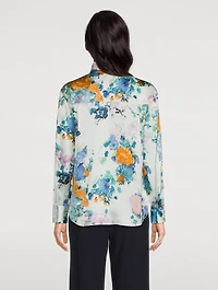Painted Bouquet Sculpted Long Sleeve Shirt