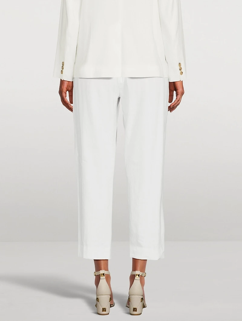Tapered Pull-On Pants
