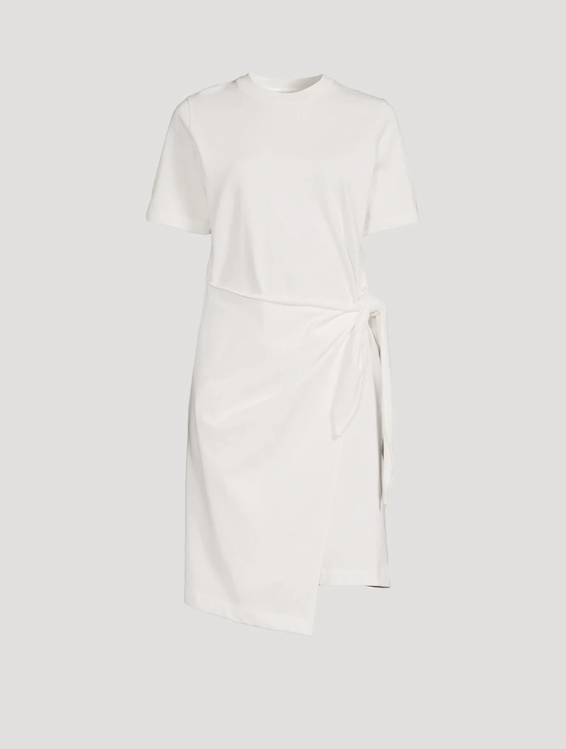 Side-Tie T-Shirt Dress