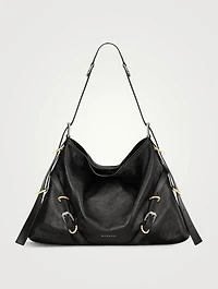 Medium Voyou Leather Shoulder Bag