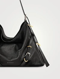 Medium Voyou Leather Shoulder Bag