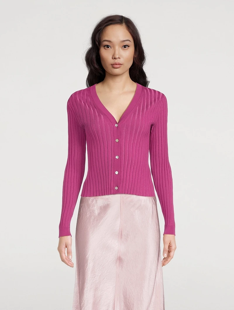 Ribbed Cardigan