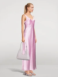 Bias-Cut Satin Maxi Dress