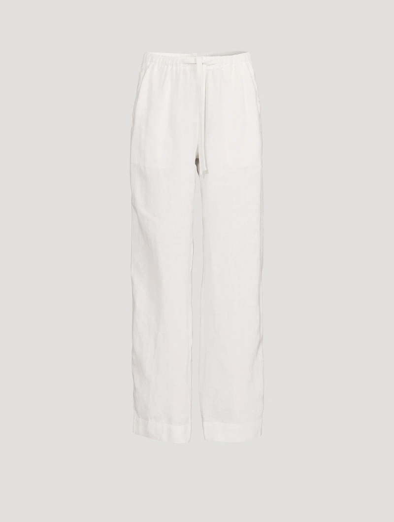 Drawstring Hemp Trousers