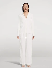 Drawstring Hemp Trousers