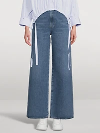 Paloma Wide-Leg Utility Jeans