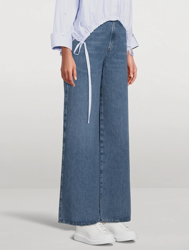 Paloma Wide-Leg Utility Jeans