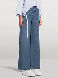 Paloma Wide-Leg Utility Jeans
