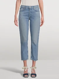 Riley High-Rise Straight-Leg Jeans