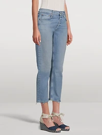 Riley High-Rise Straight-Leg Jeans