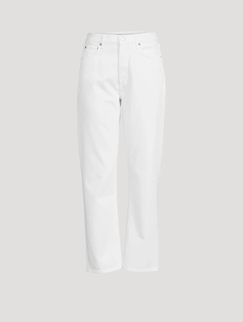 90s Pinch Waist Straight Jeans