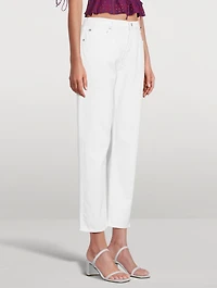 90s Pinch Waist Straight Jeans