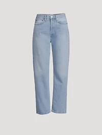 90s Pinch Waist Straight Jeans