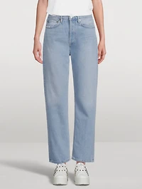 90s Pinch Waist Straight Jeans