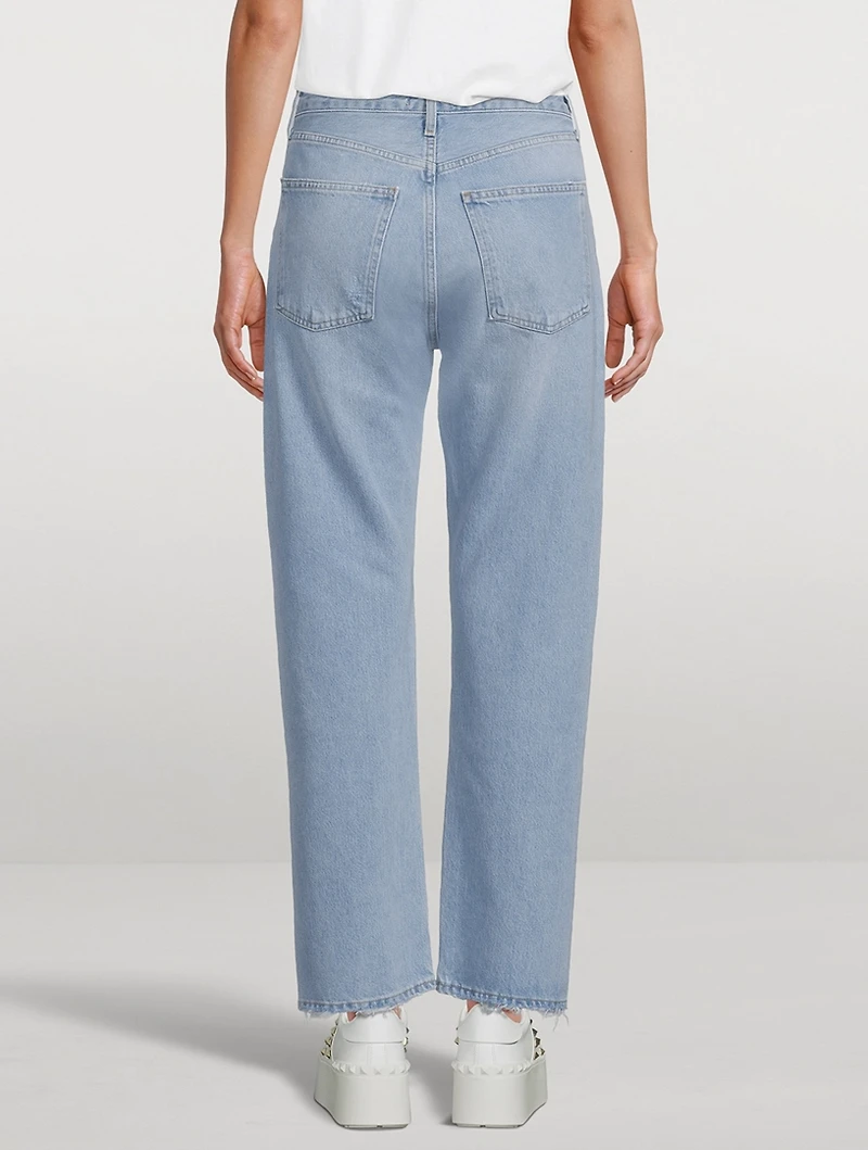 90s Pinch Waist Straight Jeans