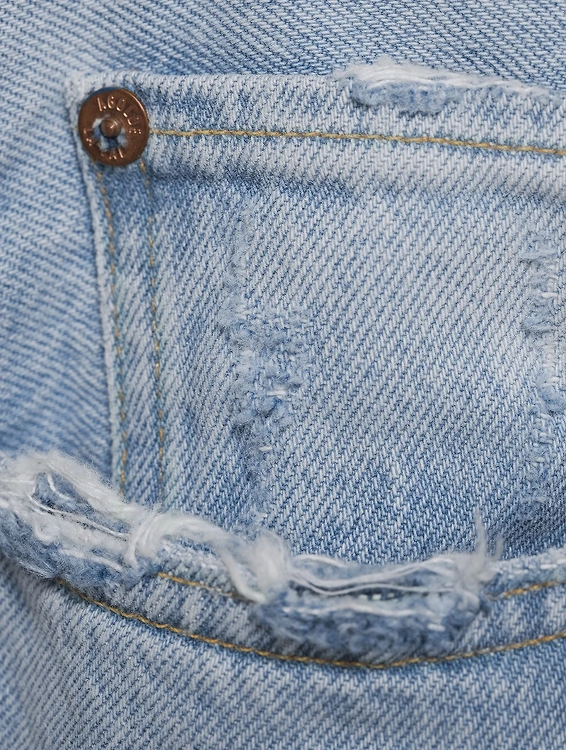 90s Pinch Waist Straight Jeans