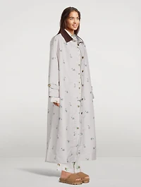Yason Flower Trench Coat