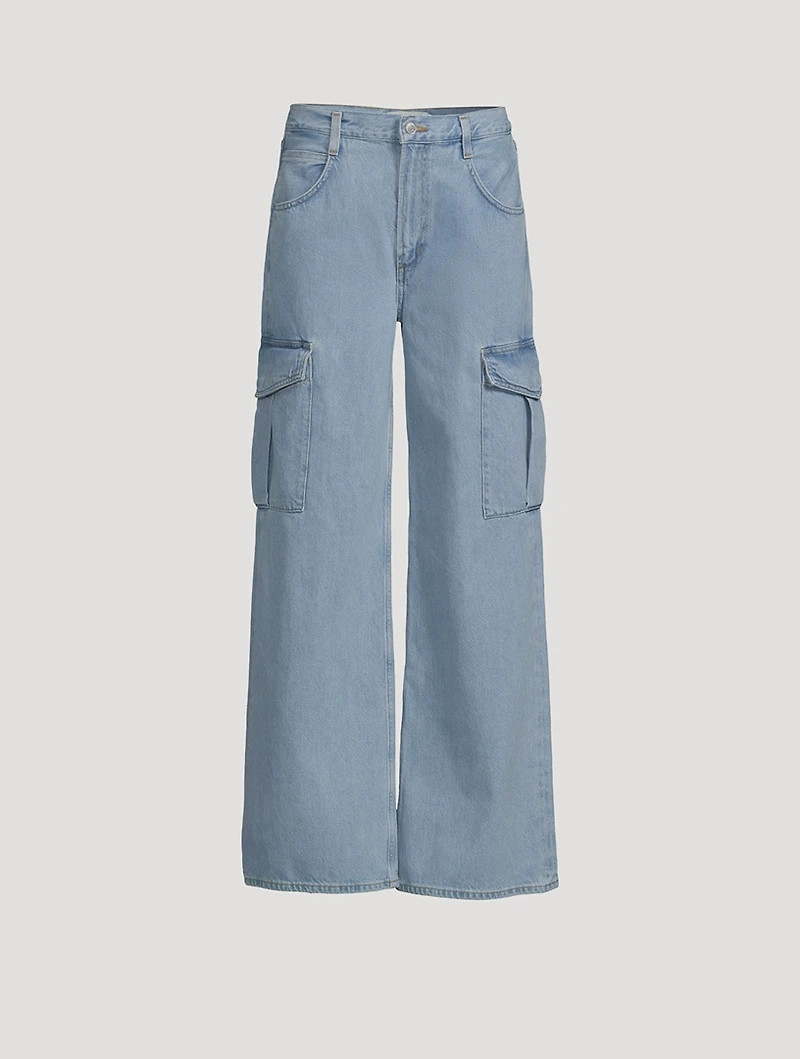 Minka Wide-Leg Cargo Jeans