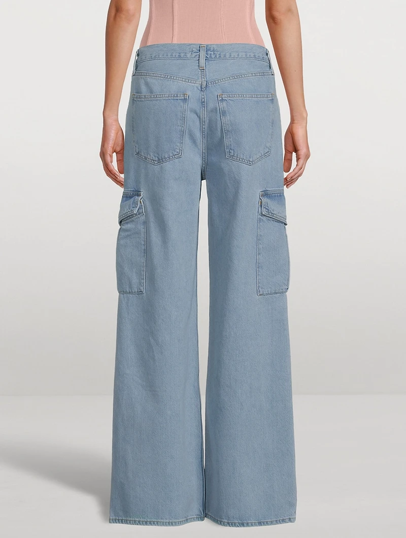 Minka Wide-Leg Cargo Jeans