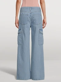 Minka Wide-Leg Cargo Jeans
