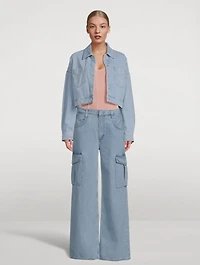 Minka Wide-Leg Cargo Jeans