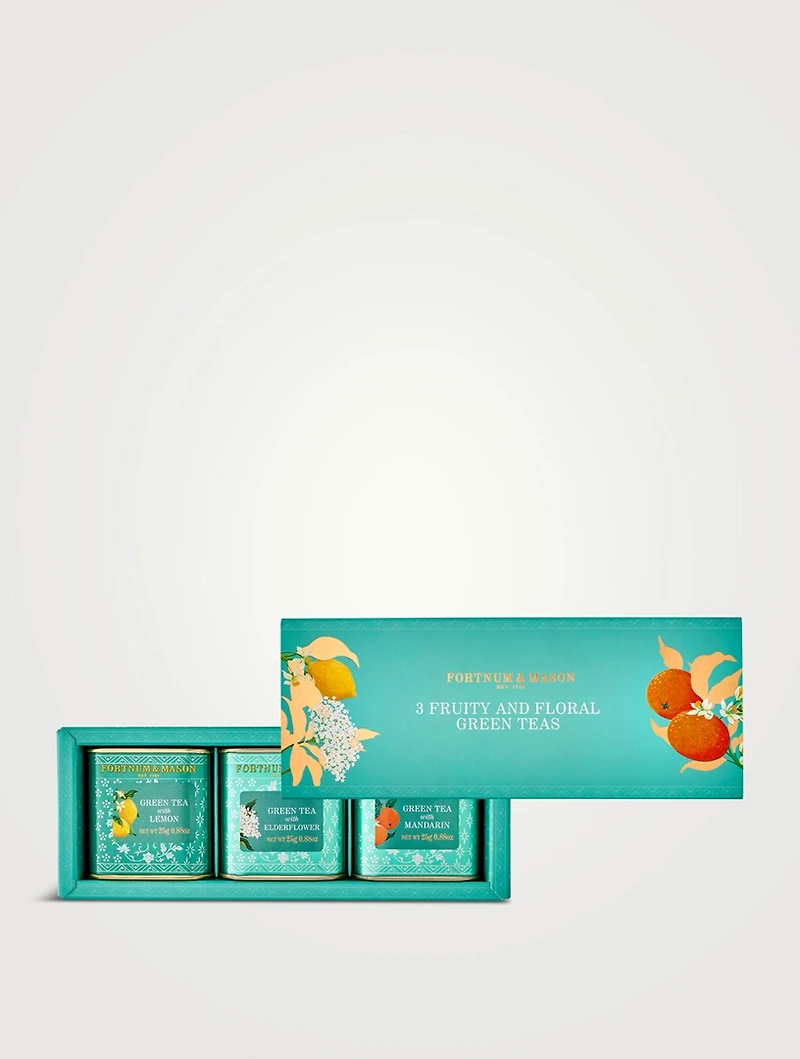 Three Mini Green Scented Teas