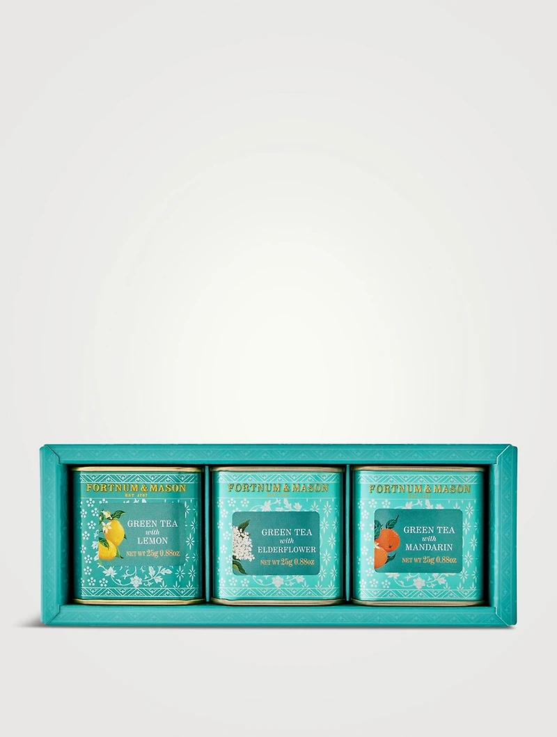 Three Mini Green Scented Teas