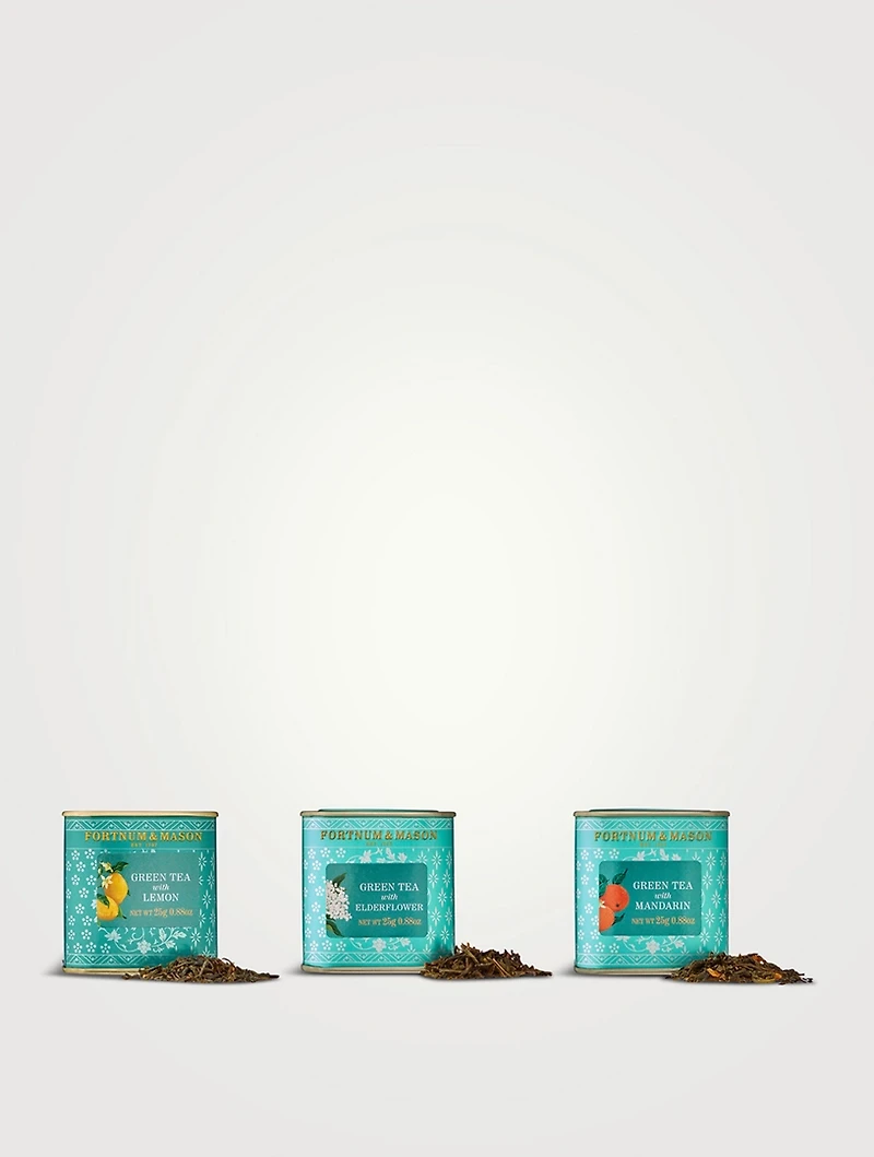 Three Mini Green Scented Teas