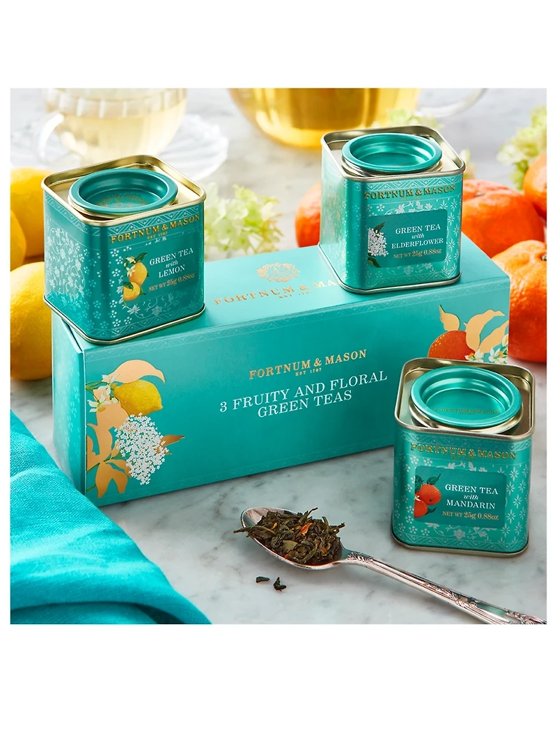 Three Mini Green Scented Teas