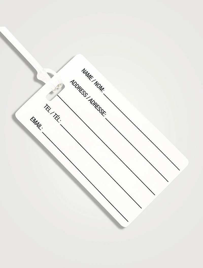 Floral Farewell Bag Tag