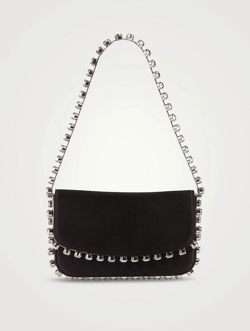 Mini Galactic Crystal Satin Shoulder Bag