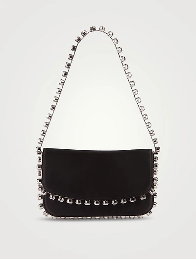 Mini Galactic Crystal Satin Shoulder Bag