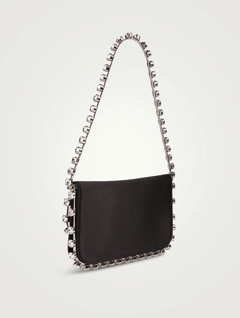 Mini Galactic Crystal Satin Shoulder Bag