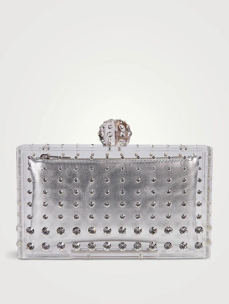 Tequila Embellished Acrylic Clutch