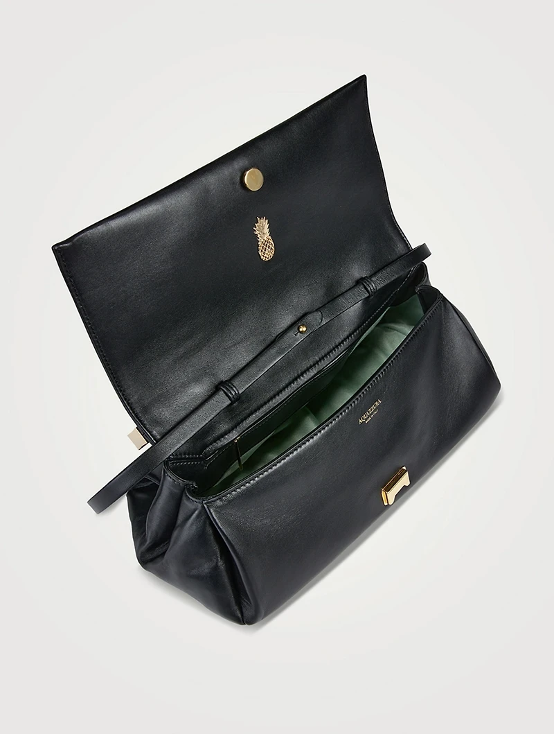 Twist Leather Clutch