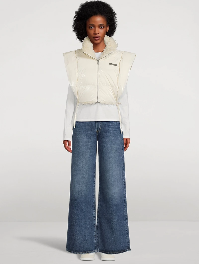Hoodiali Cropped Puffer Vest