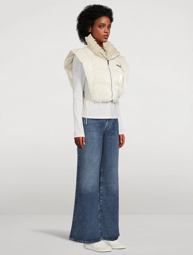 Hoodiali Cropped Puffer Vest