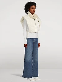 Hoodiali Cropped Puffer Vest