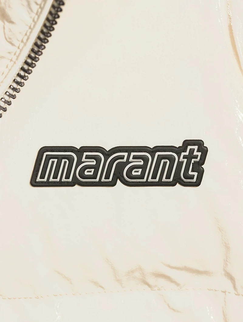 Hoodiali Cropped Puffer Vest