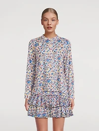 Maria Cotton Blouse Floral Print