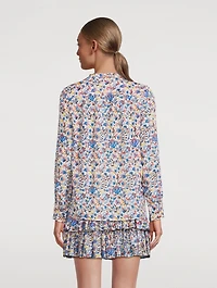 Maria Cotton Blouse Floral Print