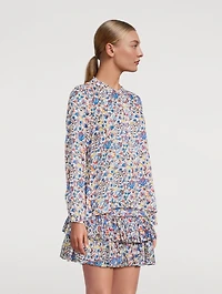 Maria Cotton Blouse Floral Print
