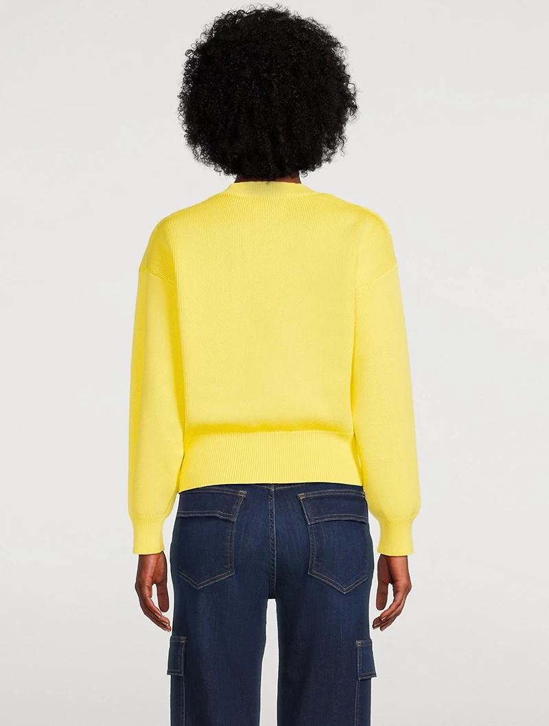 Ailys Logo Jacquard Sweater
