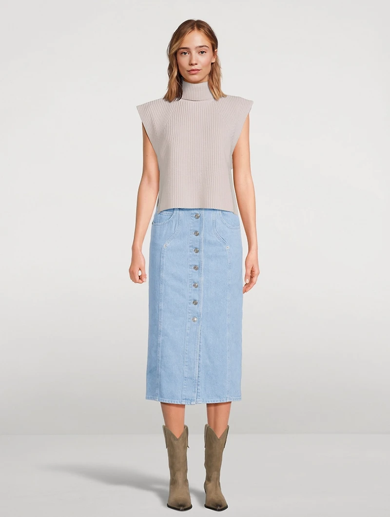 Megan Turtleneck Sweater Vest