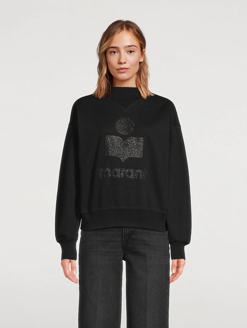 Moby Glitter Logo Sweatshirt