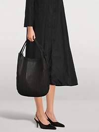 Sling Point Leather Pumps