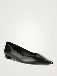 Claudette Leather Ballet Flats